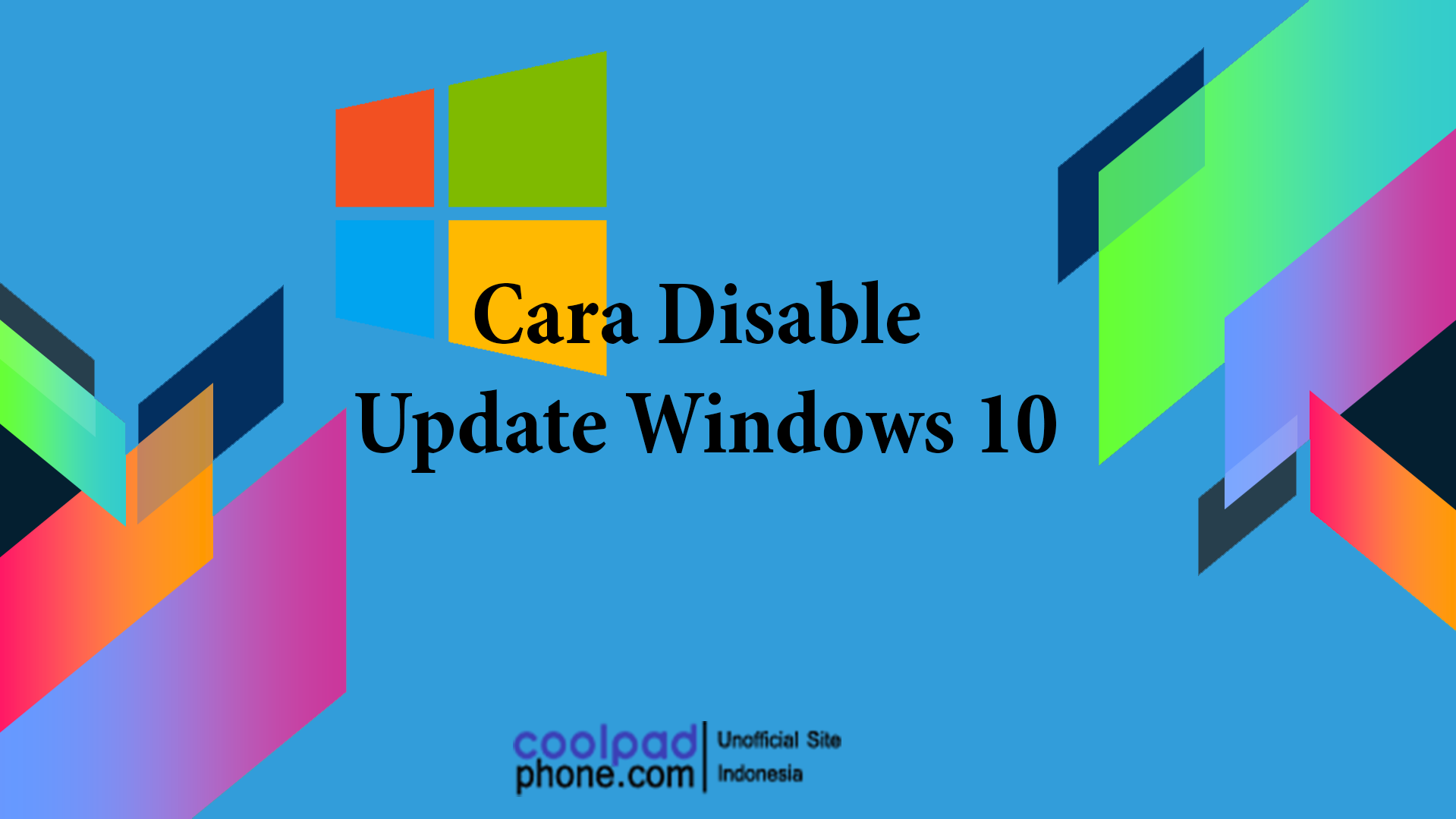 cara disable auto update windows 10 pro