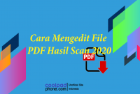 cara mengedit file pdf hasil scan