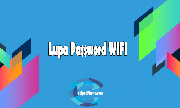 Lupa Password WIFI