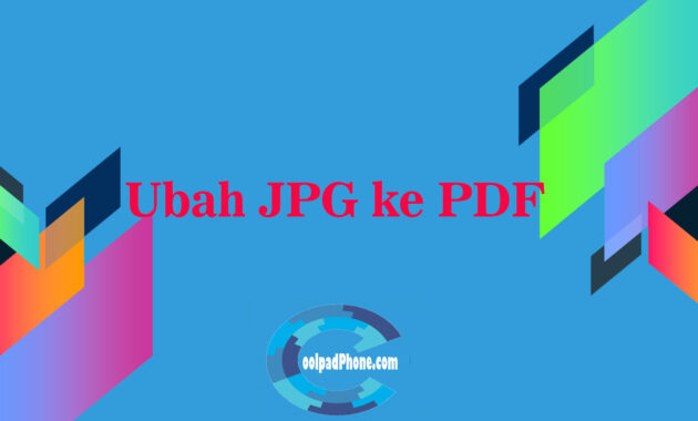 Ubah JPG ke PDF